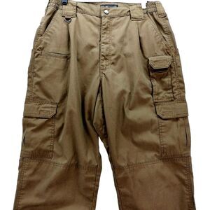 5.11 TACTICAL Pants Mens 34x34 Brown Cargo Taclite Pro Double Knee Ripstop 74273